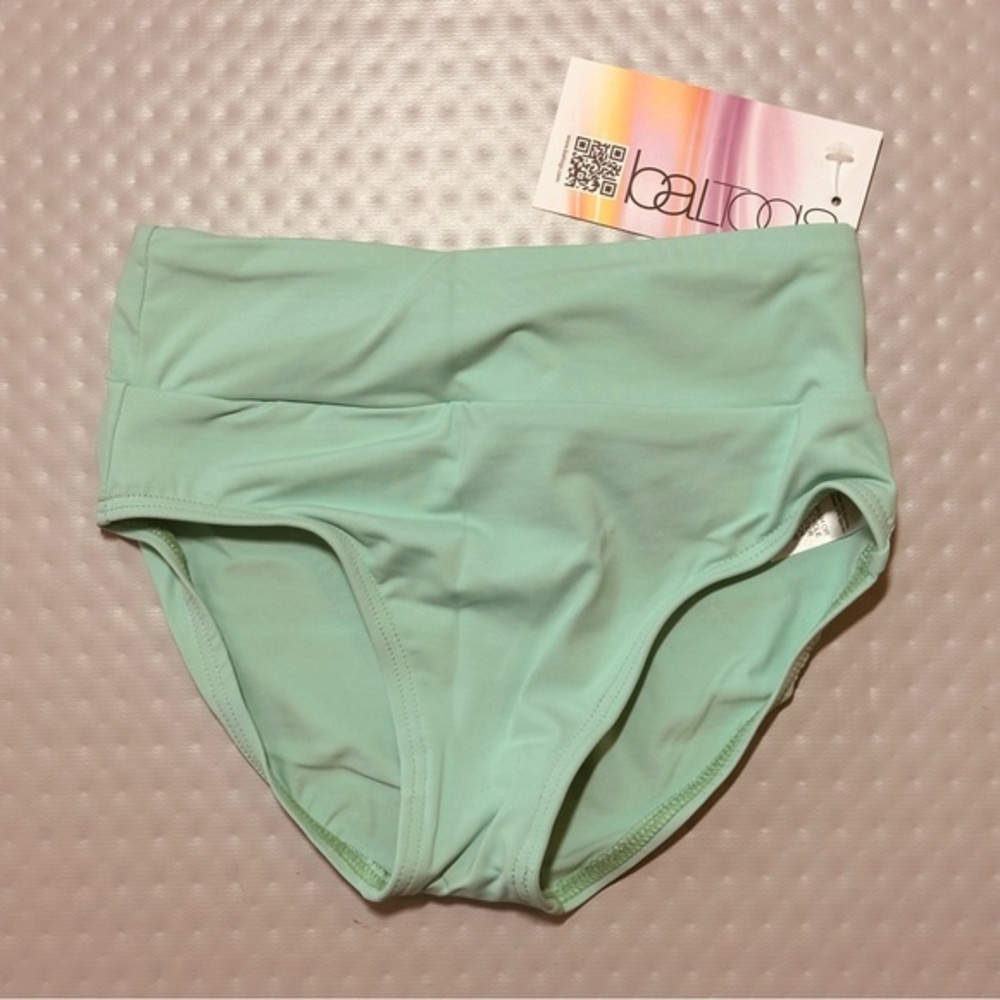 Baltogs mint color dance bottoms dance‎ briefs IC NWT